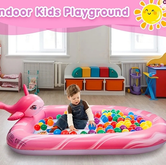 Baturo Pink Narwhal Sprinkler Pool in Sealed Box - Picture 7 of 8